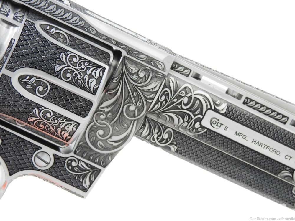 Extremely Rare Collectible Stunning Custom Engraved Colt Anaconda 4" 44 MAG-img-17