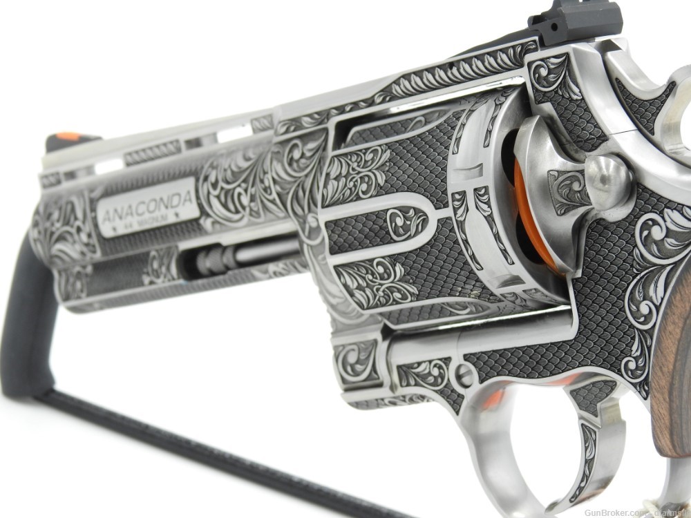 Extremely Rare Collectible Stunning Custom Engraved Colt Anaconda 4" 44 MAG-img-11