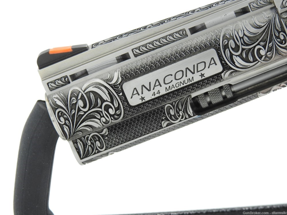 Extremely Rare Collectible Stunning Custom Engraved Colt Anaconda 4" 44 MAG-img-4