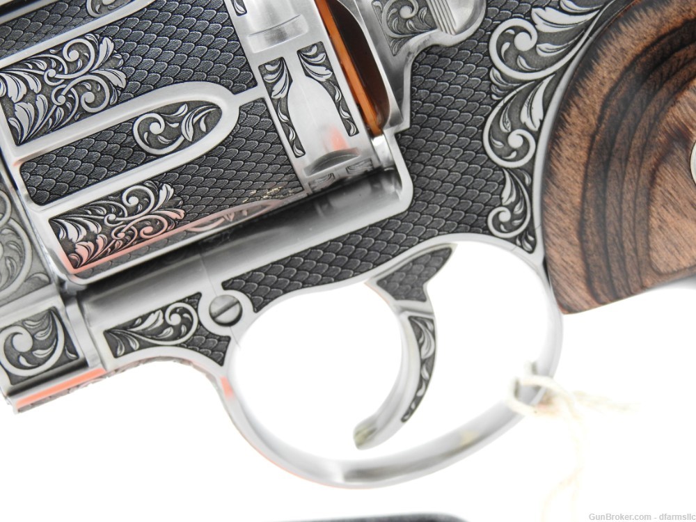 Extremely Rare Collectible Stunning Custom Engraved Colt Anaconda 4" 44 MAG-img-8