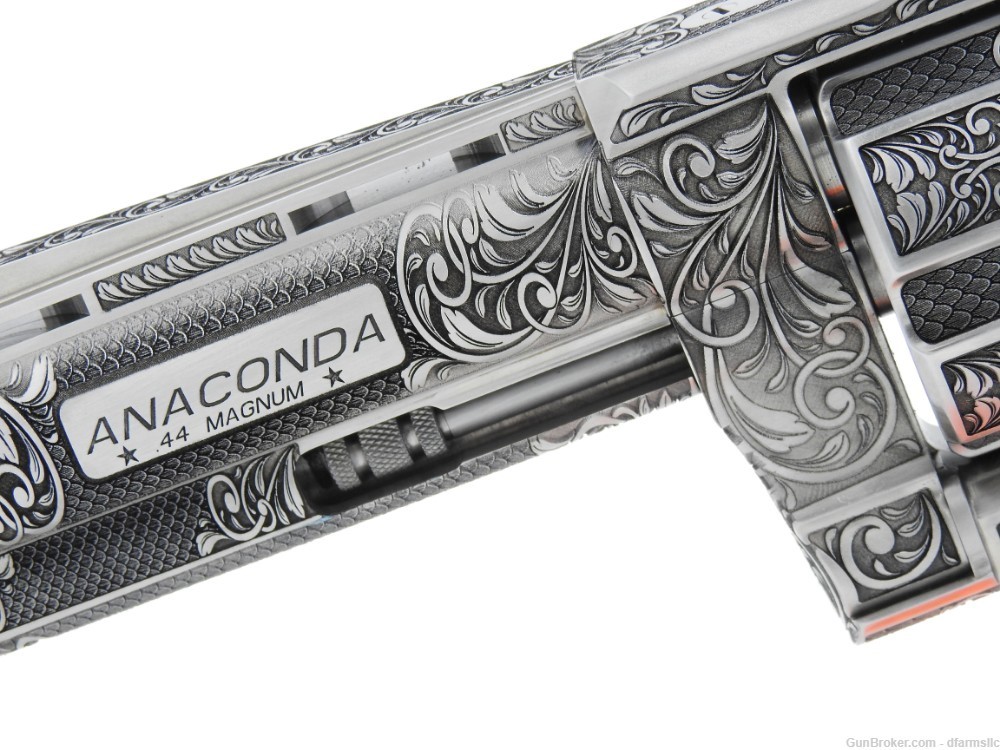 Extremely Rare Collectible Stunning Custom Engraved Colt Anaconda 4" 44 MAG-img-5