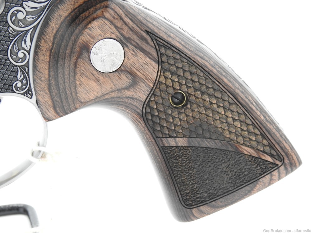 Extremely Rare Collectible Stunning Custom Engraved Colt Anaconda 4" 44 MAG-img-9