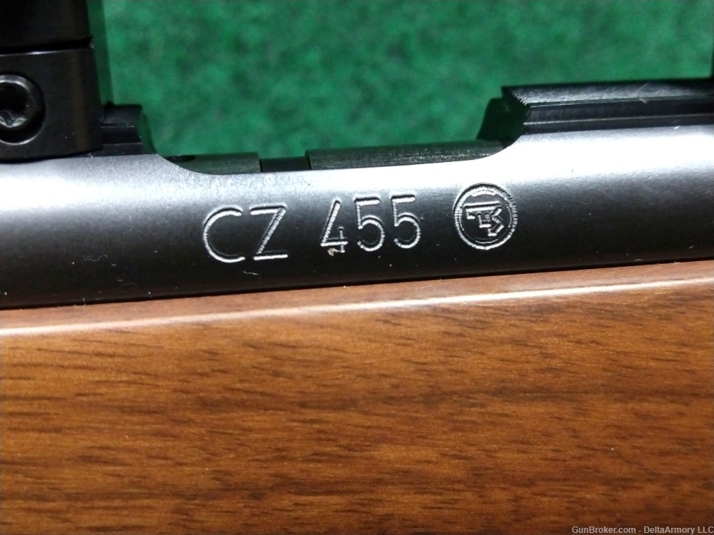 CZ USA Model 455 Bolt Rifle 22 Long Rifle Leupold Rimfire Scope PENNY START-img-23
