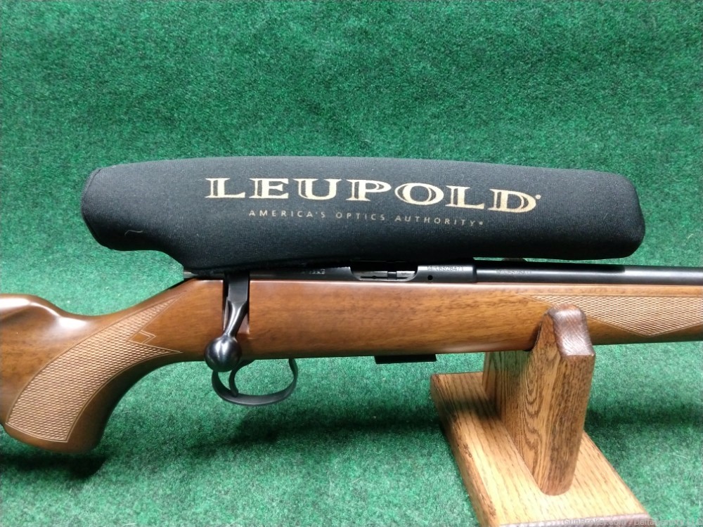 CZ USA Model 455 Bolt Rifle 22 Long Rifle Leupold Rimfire Scope PENNY START-img-109