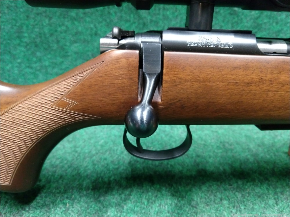 CZ USA Model 455 Bolt Rifle 22 Long Rifle Leupold Rimfire Scope PENNY START-img-5