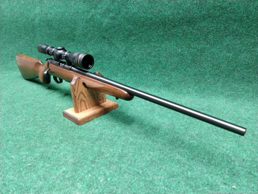 CZ USA Model 455 Bolt Rifle 22 Long Rifle Leupold Rimfire Scope PENNY START-img-0