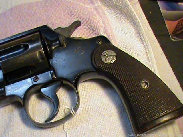 Colt Official Police Cal. 38 5" Barrel Revolver 6 Rd NO RESERVE (1944 WWII)-img-7