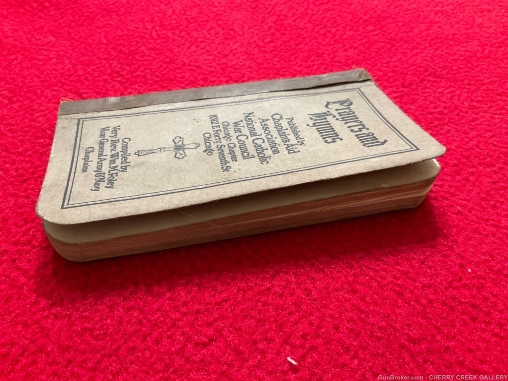 Vintage 1919 catholic war council prayer hymn book mundelein ww1 ww2 bible -img-4