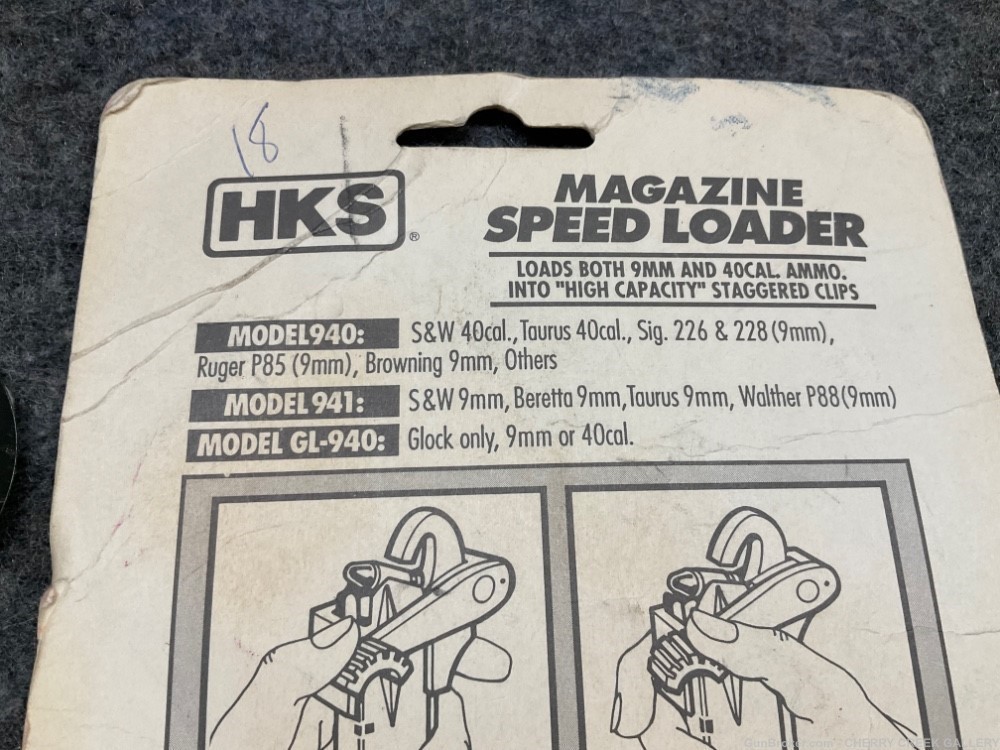 HKS lever speedloader 941 speed loader s&w 9mm beretta Taurus Walther p88 -img-4