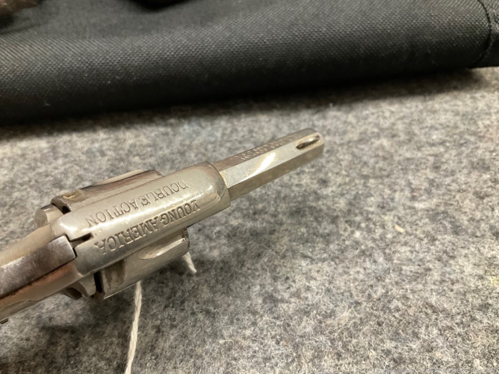 Vintage Harrington Richardson gun h&r YOUNG AMERICA 22 revolver da SA HR-img-5
