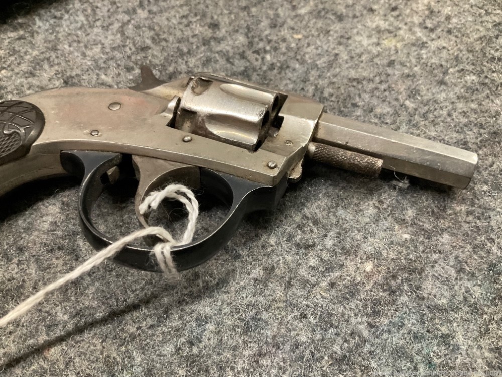 Vintage Harrington Richardson gun h&r YOUNG AMERICA 22 revolver da SA HR-img-8