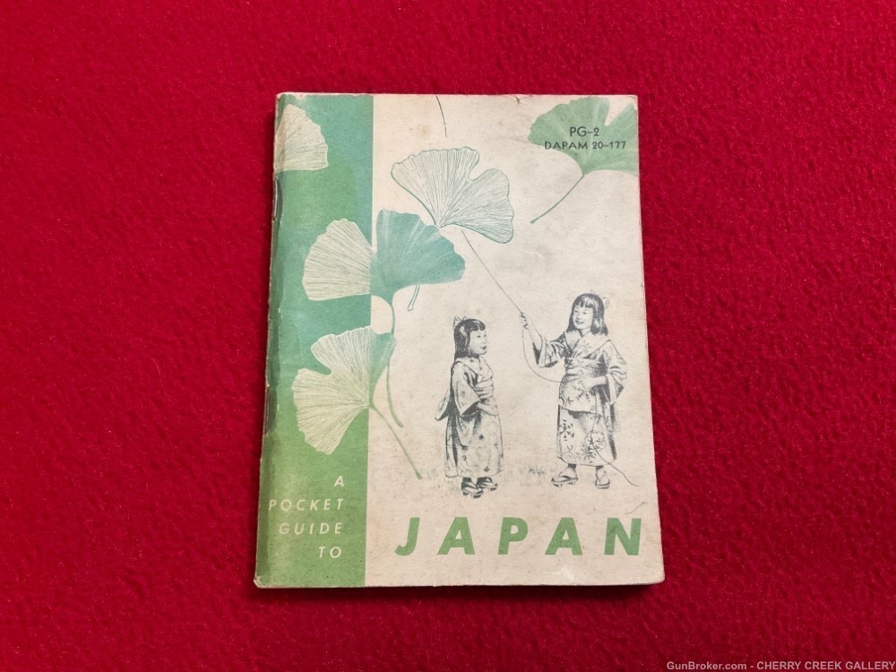 Vintage US military japan guide book army Korea war -img-0