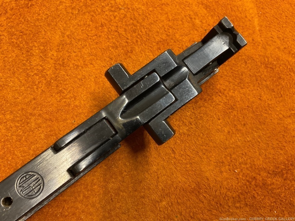 Vintage rare ERMA luger 22LR slide toggle pistol part 22 German gun -img-2