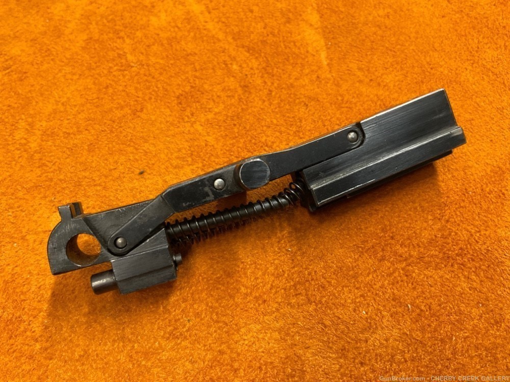 Vintage rare ERMA luger 22LR slide toggle pistol part 22 German gun -img-3