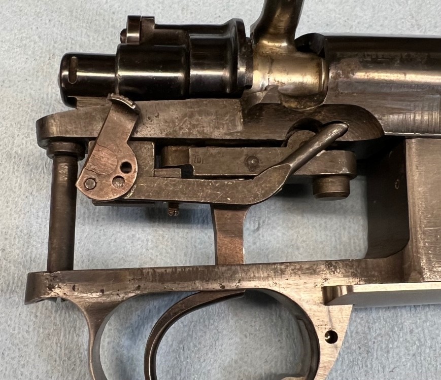 Mauser 98 custom rifle action, Husqvarna - FN made, 1909 bottom metal-img-8