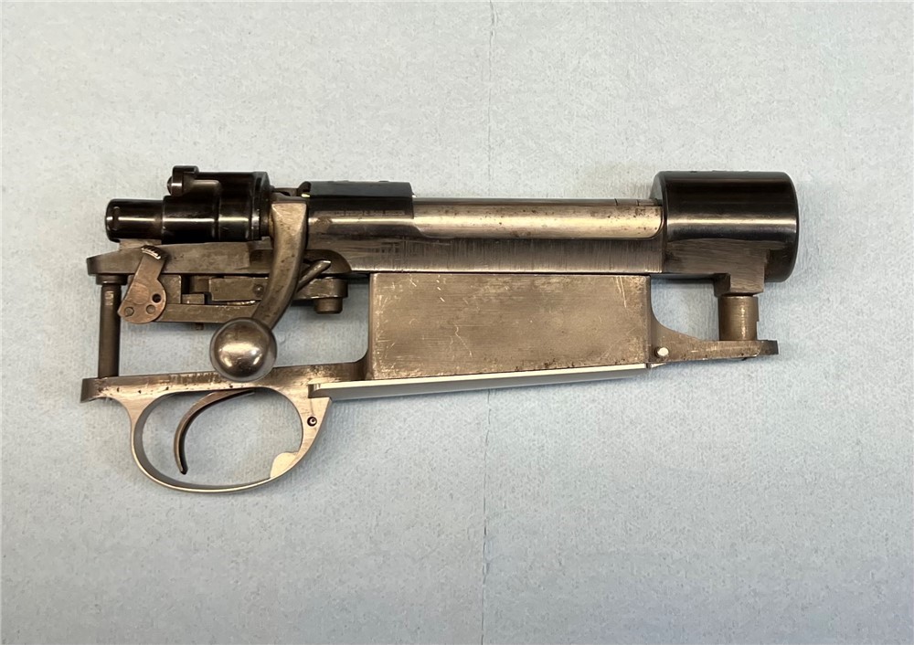 Mauser 98 custom rifle action, Husqvarna - FN made, 1909 bottom metal-img-1