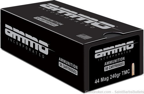 Ammo Inc. .44 Magnum 240 Grain TMC - 50 Rounds-img-0