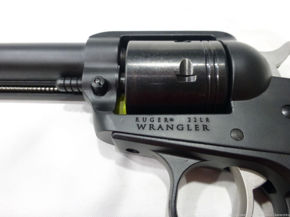 Ruger Wrangler 22LR SAO Revolver 6 Shot 4" Black Cerakote 02002-img-4