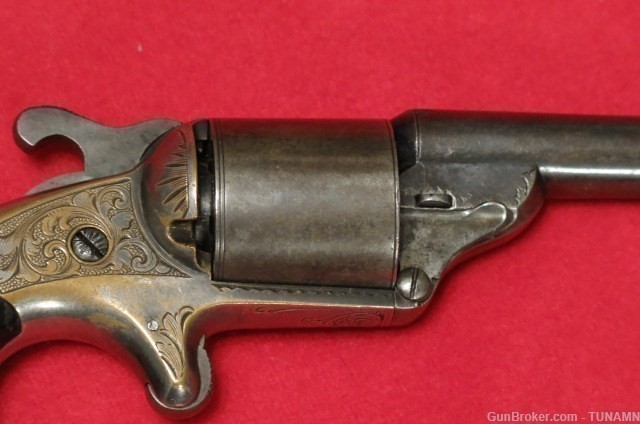 Moores Patent Front Loading Revolver 32 Teat-Fire MFG 1864-1870 No FFL     -img-7