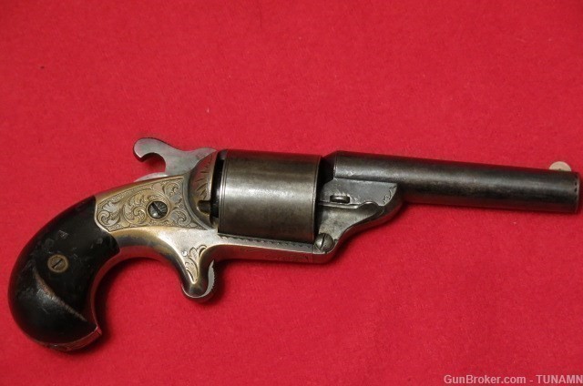 Moores Patent Front Loading Revolver 32 Teat-Fire MFG 1864-1870 No FFL     -img-5