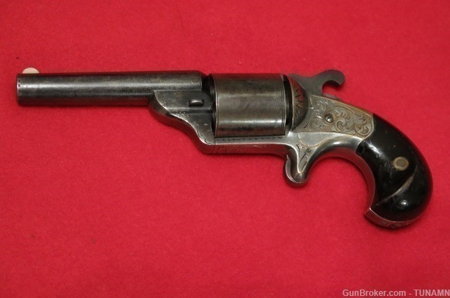 Moores Patent Front Loading Revolver 32 Teat-Fire MFG 1864-1870 No FFL     -img-1