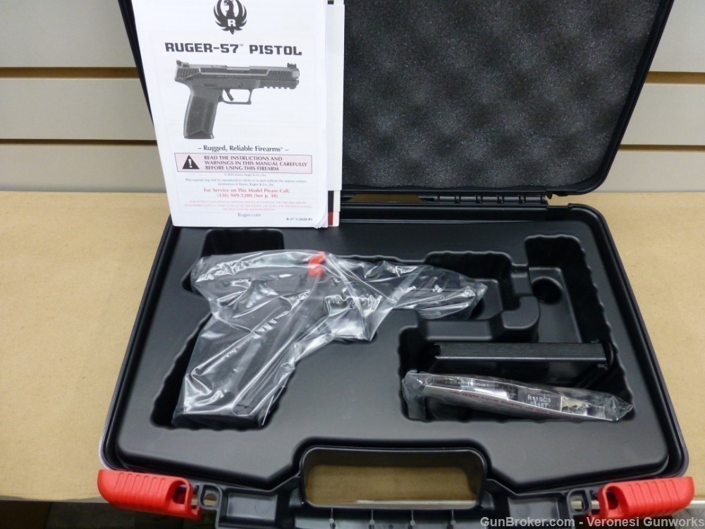 NIB Ruger-57 SKU 16401 5.7x28MM Pistol In Stock Ready To SHIP NEW IN BOX-img-0