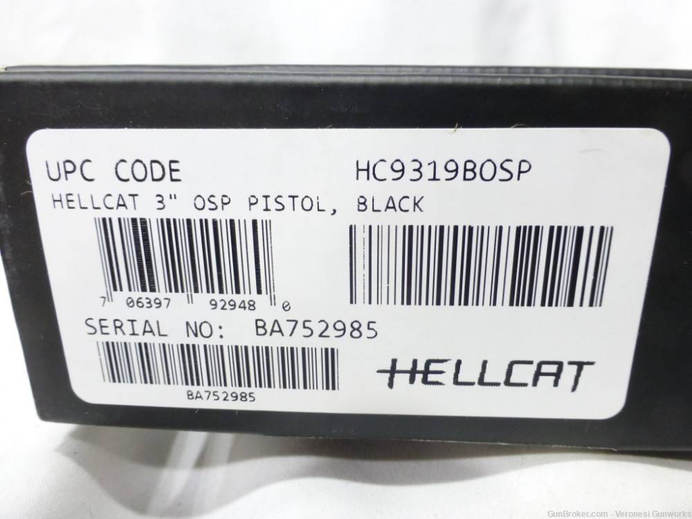 NIB Springfield Hellcat OSP 9mm Pistol 11 rd 13 rd Optic Ready HC9319BOSP-img-9