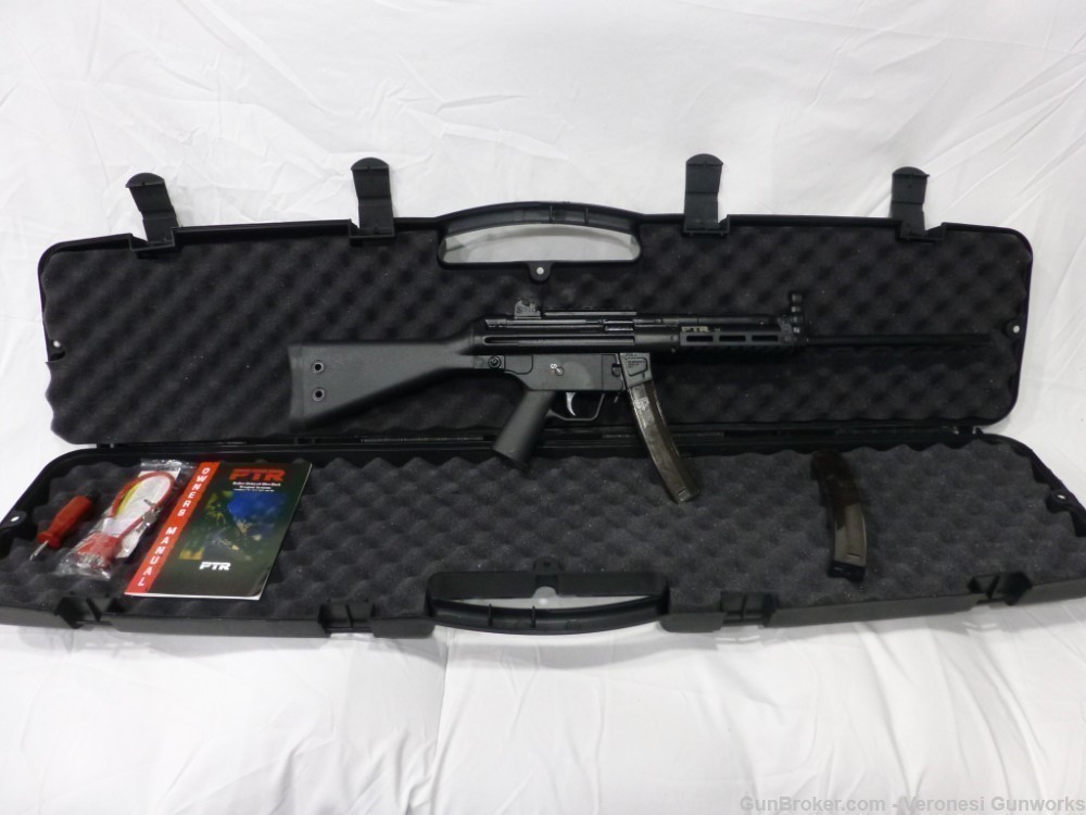 NIB PTR Model PTR-9 9mm 16" Semi-Auto 2 Mags PTR608 9x19-img-0