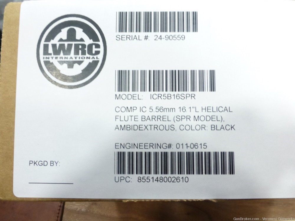 NIB LWRC Model IC SPR AR15 Rifle 5.56MM 16" Piston ICR5B16SPR Spiral Fluted-img-6