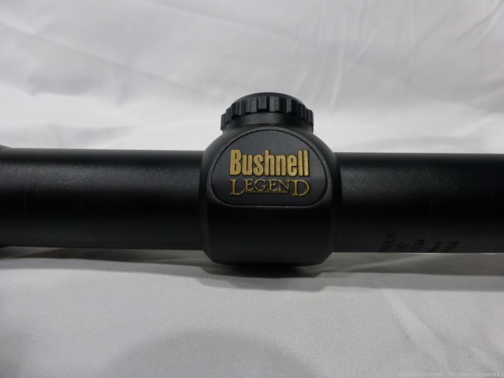USED Bushnell Legend 2-7x32 Rifle Scope LENS COVERS INCLUDED EXCELLENT-img-0