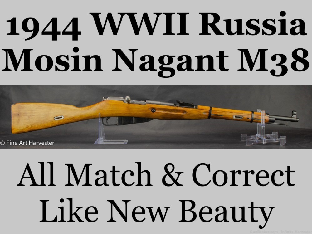 Mosin Nagant M38 Izhevsk Mosin M38 Carbine Mosin-Nagant Soviet Russia 91/38-img-0
