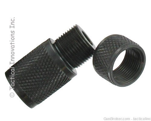 Thread Adapter 1/2x20 Female to 1/2x28 Male With Thread Protector-img-0