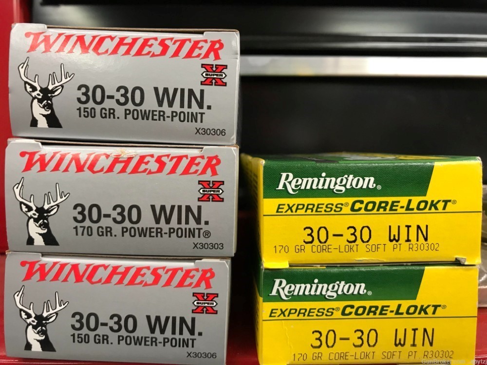 30-30  ammo 100 rounds Winchester Power-Point and Remington Core-Lokt-img-0