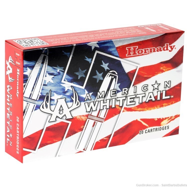 Hornady American Whitetail 7mm Rem. Mag 139 Grain InterLock - 20 Rounds-img-1