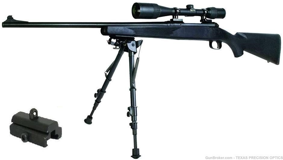 Pivot Bipod 15-27Inch Long Hunting Rifle Bipod with Picatinny Rail Adapter-img-0