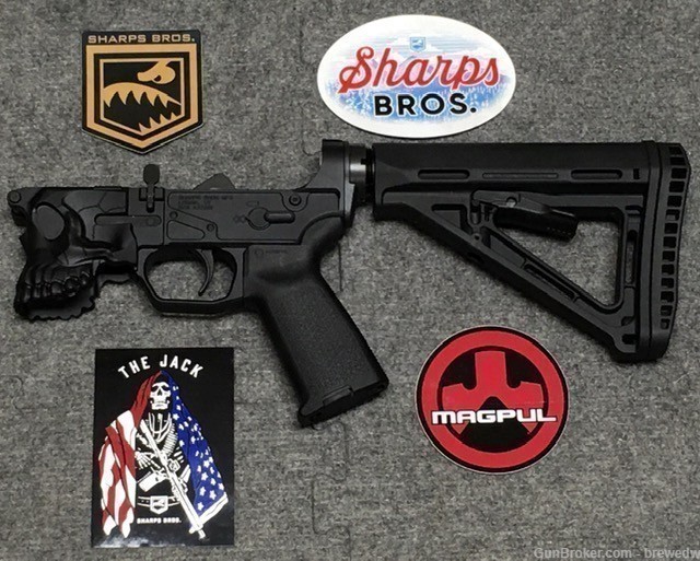 Sharps Brothers THE JACK Gen 2 / Magpul AR-15 Billet complete lower receive-img-1