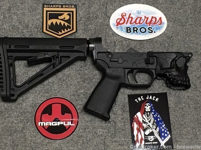 Sharps Brothers THE JACK Gen 2 / Magpul AR-15 Billet complete lower receive-img-15