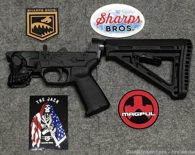 Sharps Brothers THE JACK Gen 2 / Magpul AR-15 Billet complete lower receive-img-0
