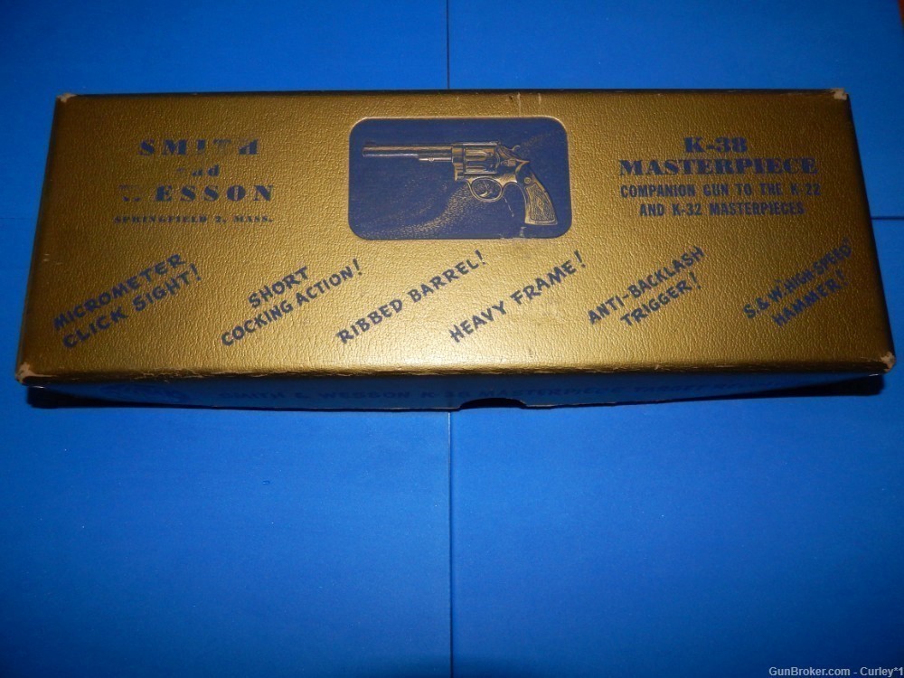 Smith and Wesson K-38 Combat Masterpiece Box-img-0
