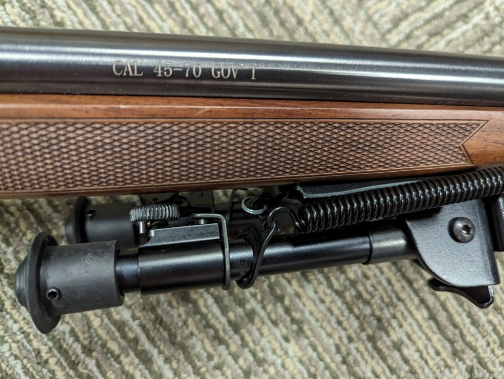 Henry Single Shot Rifle .45-70 22" Bbl H015-4570 w/ Bipod-img-7