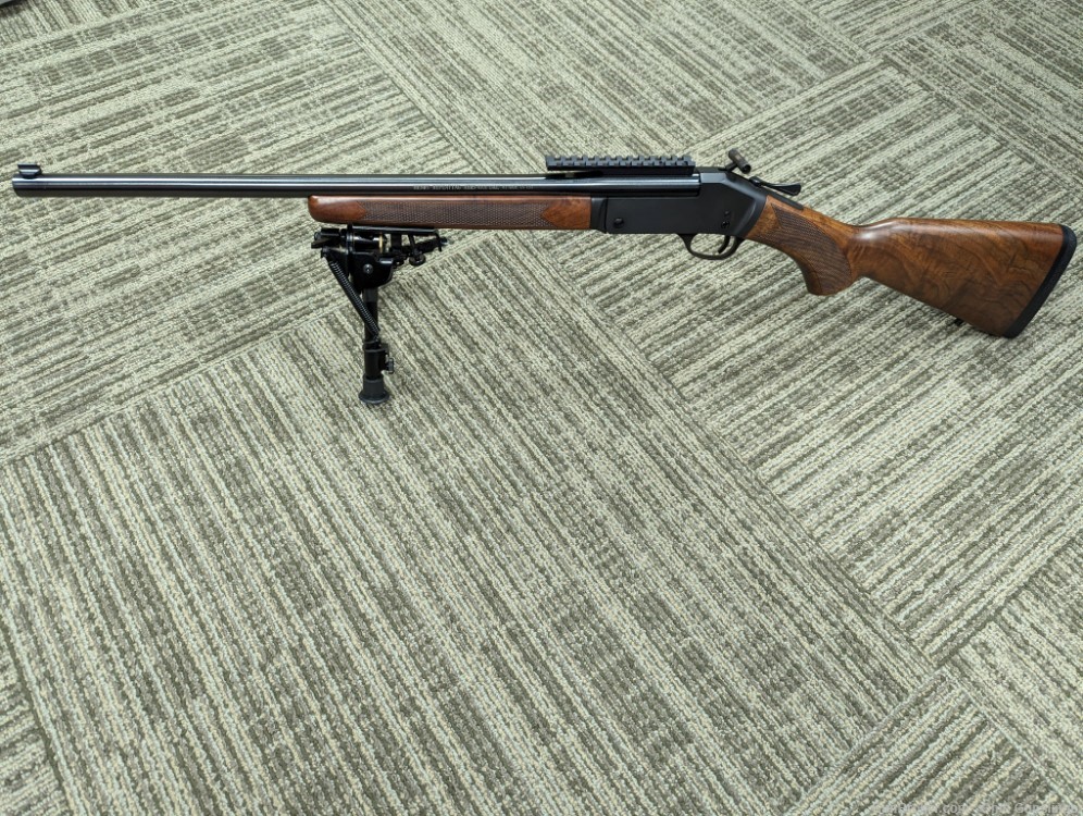 Henry Single Shot Rifle .45-70 22" Bbl H015-4570 w/ Bipod-img-1