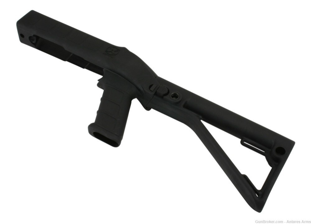 10/22 Folding Stock Ruger .22LR AGP Rifle Buttstock w/ QD Port-img-0