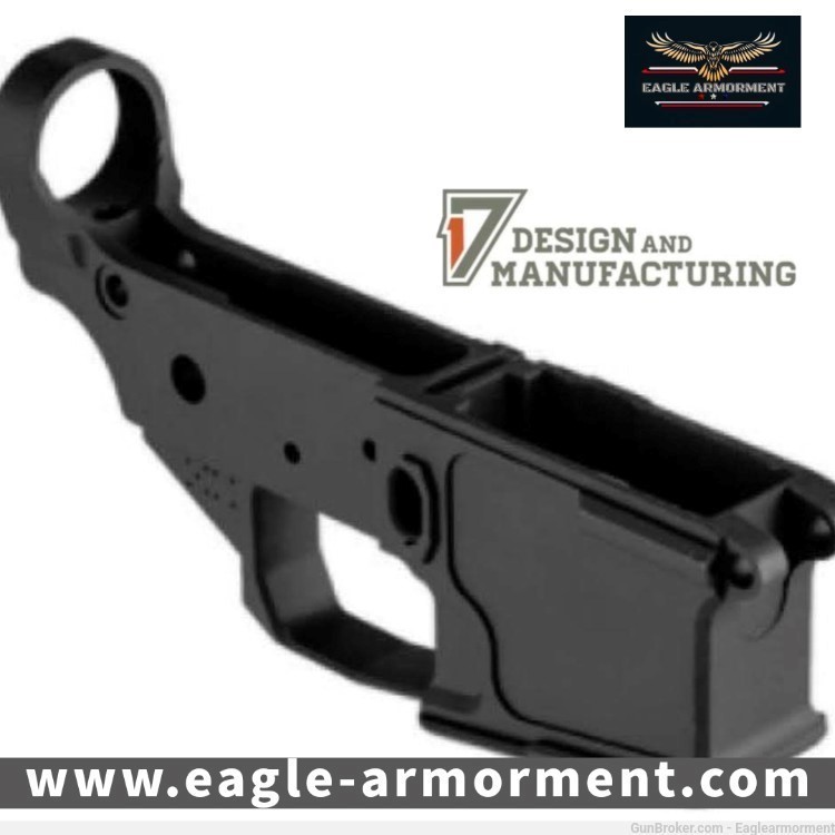 17 Design and Manufacturing Strip AR-15 Lower Receiver -img-0