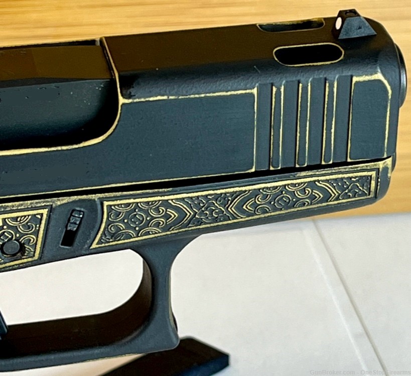 Custom Glock 43X Dragon MOS 9mm Ported Slide Pistol-img-6