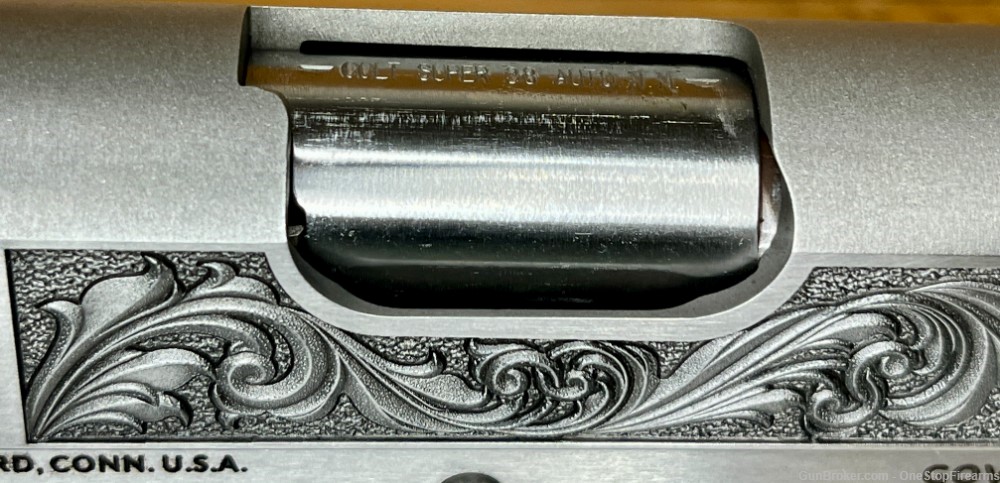 Colt 1911 Custom Deep Engraved Regal by Altamont .38 Super Pistol-img-8