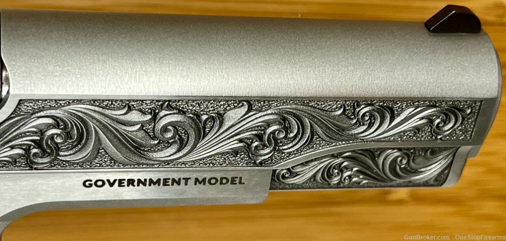Colt 1911 Custom Deep Engraved Regal by Altamont .38 Super Pistol-img-7
