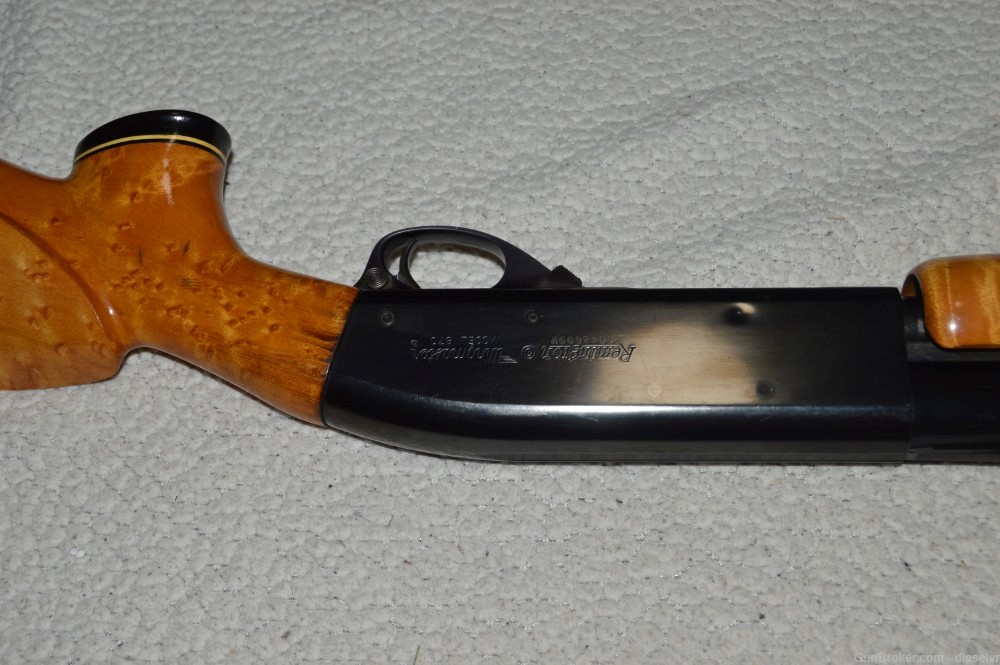 CUSTOM Trap Remington 870 Wingmaster High Gloss Birdseye Maple Stocks-img-7