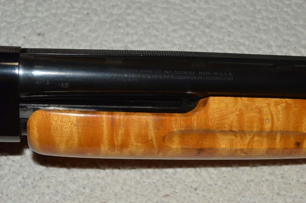 CUSTOM Trap Remington 870 Wingmaster High Gloss Birdseye Maple Stocks-img-14