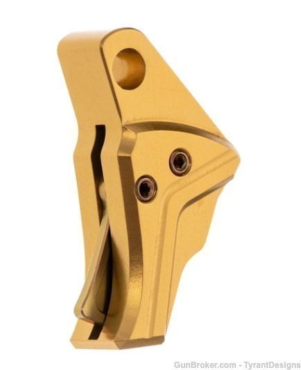Tyrant Designs - I.T.T.S. TRIGGER - GLOCK43/43X/48 COMPATIBLE - Gold/Gold-img-0