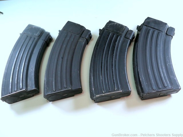 AK47 7.62x39 20-rd Magazines lot of 4 with Pouch-img-1